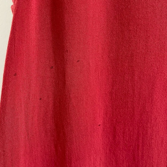 James Perse Maroon High-Low Woven Tank Size 1 (Small) - Picture 8 of 11